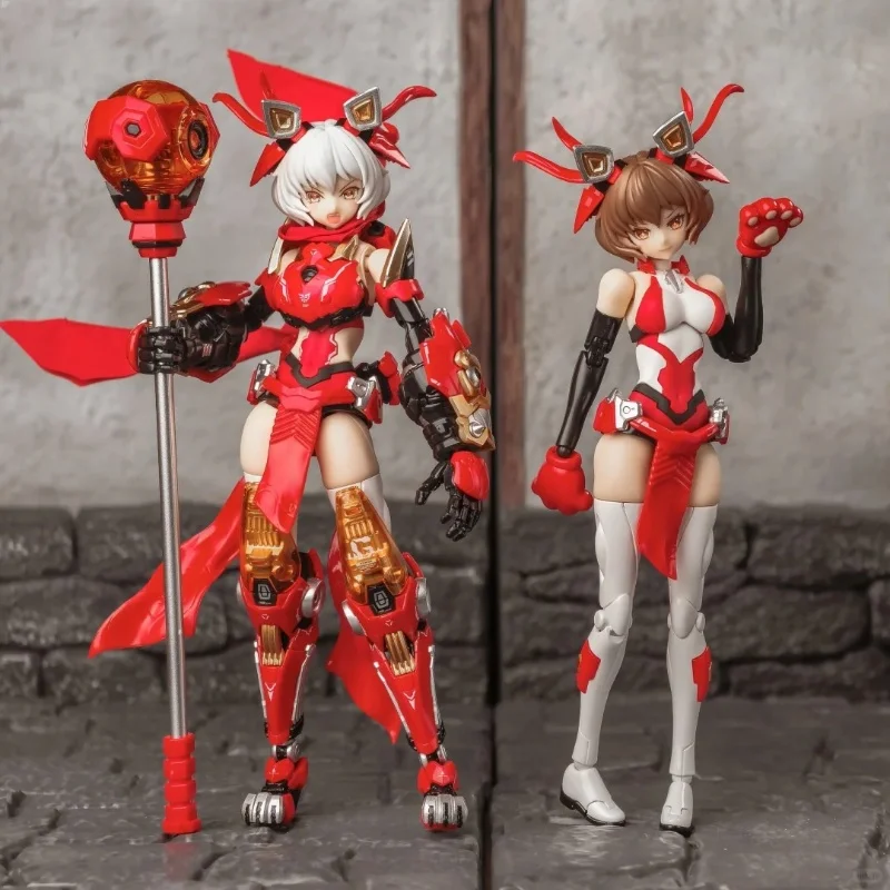 

In Stock 1/12 E-Model Kit A.T.K.Girl Series King Of The Ridge Lion Dance Action Figure Assembly Model Doll Collection Toys Gift