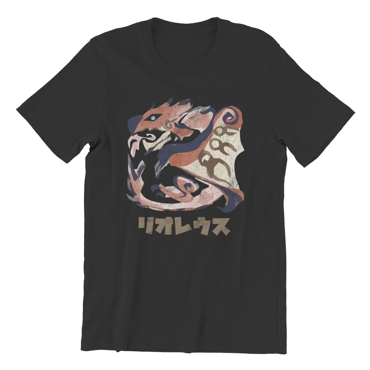 Monster Hunter Rise Rathalos Unisex T-Shirt for Men Cotton Vintage T-Shirts  RPG video game Tees  Clothing Plus Size