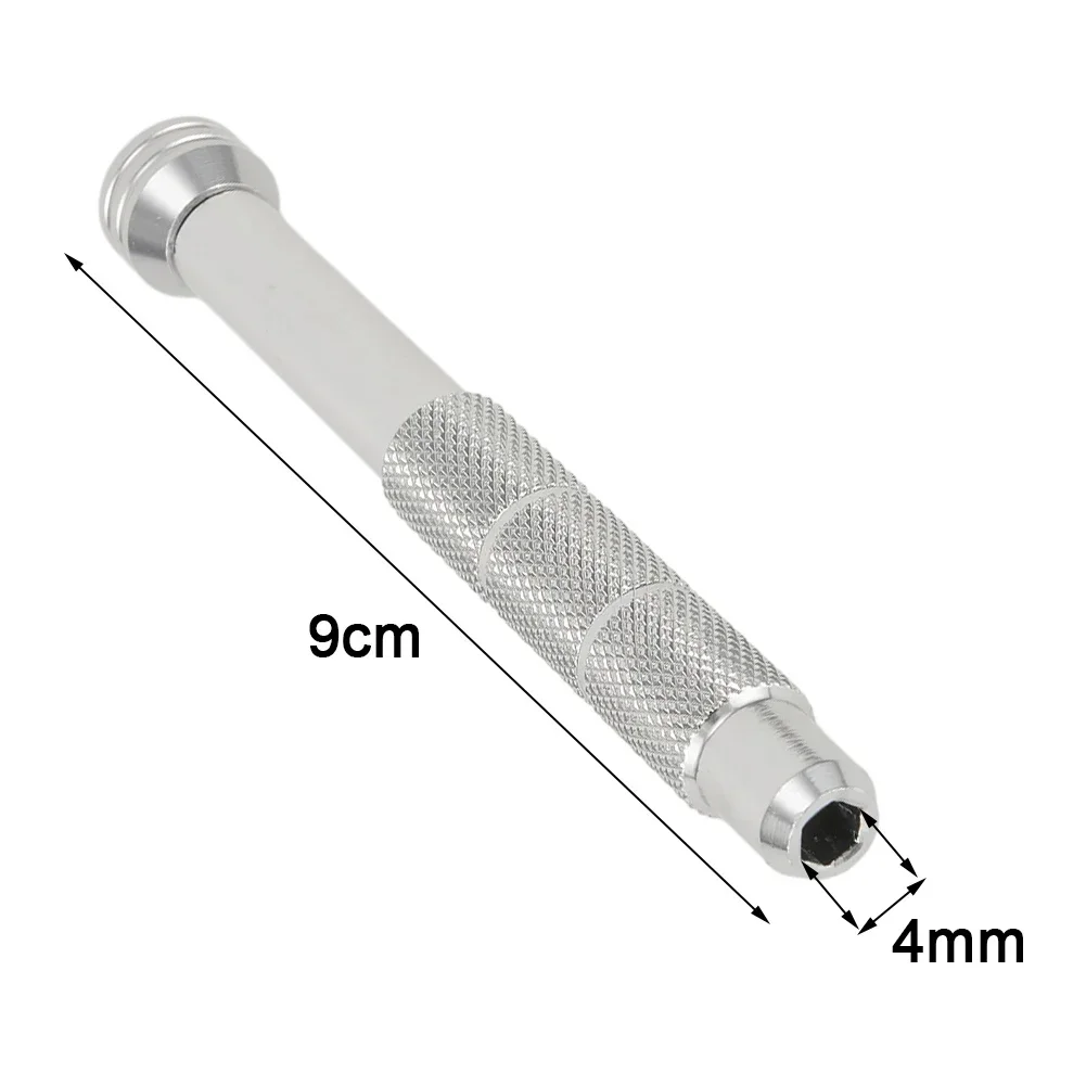 1pc Precision Magnetic Screwdriver Handle Aluminum Alloy Screw Driver Holder Handle For 4mm Hexagon Bayonet Bit Repair Hand Tool