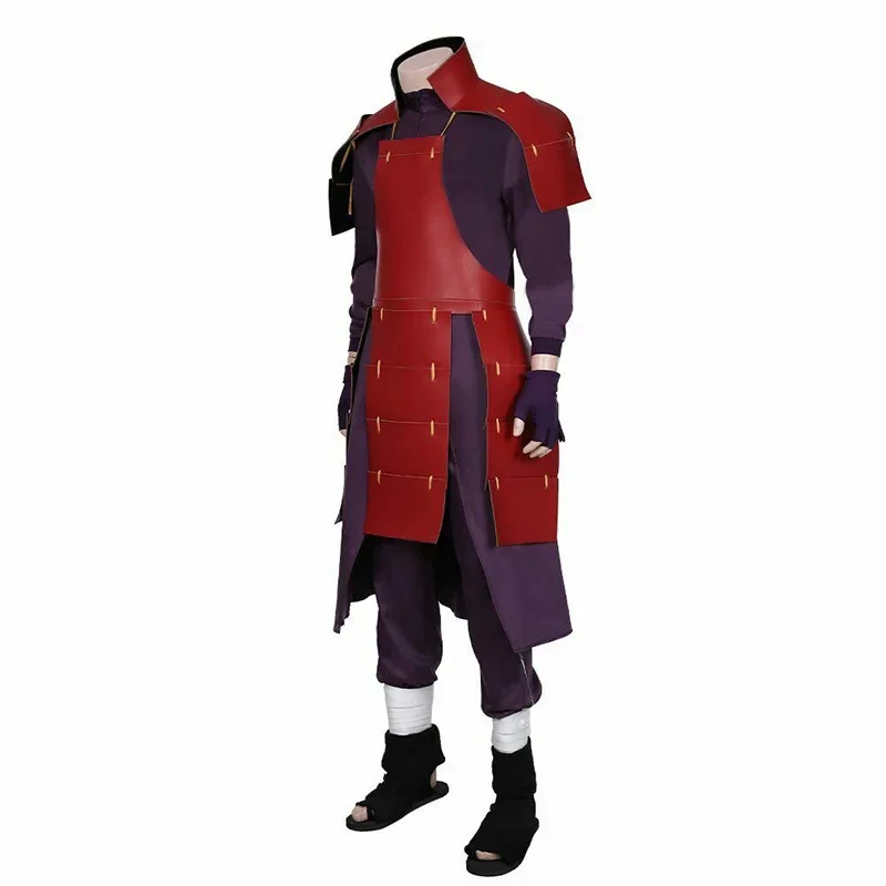 Anime Akatsuki Uchiha Madara Cosplay Costume Man Armor Lining Pants Suit Halloween Costume Party Costume