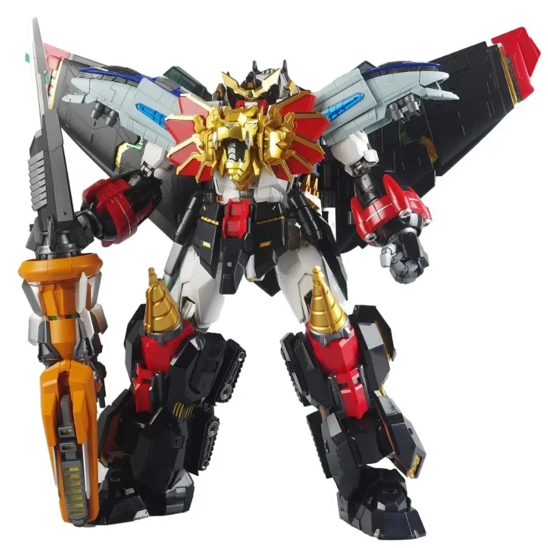 In Stock Baowang Model KO POSE+ METAL The King of Braves GaoGaiGar Transformation Combination Alloy Finished Goods Action Figure