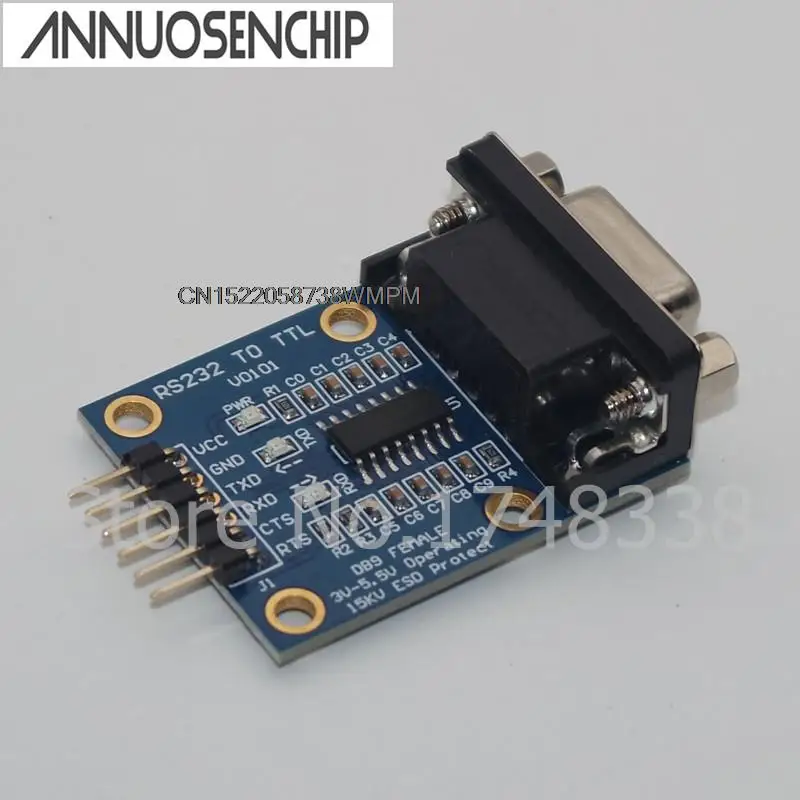 1PCS New and Original WaveShare RS232  Serial to TTL RS232 to TTL serial module Brush Line SP3232