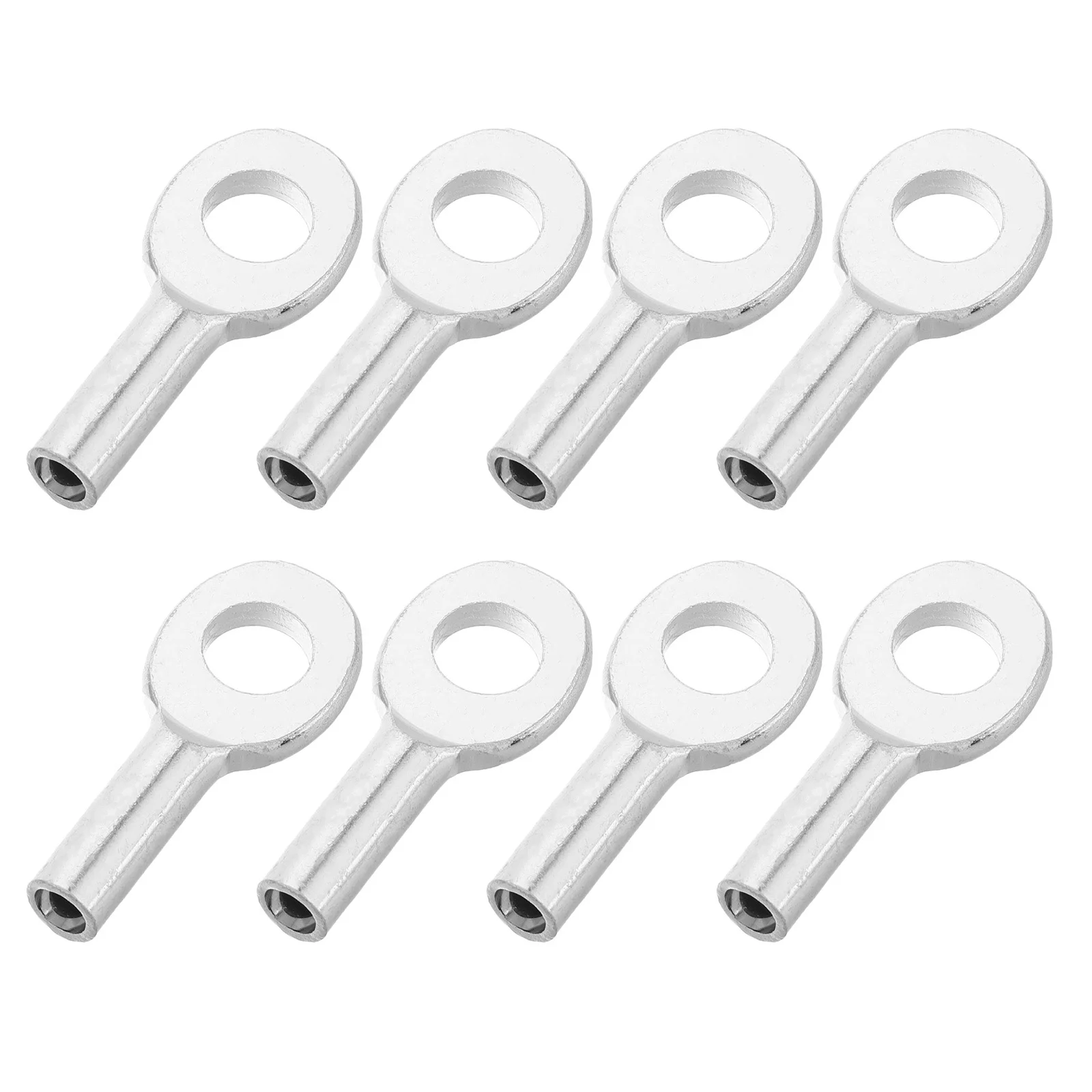 

8Pcs Gym Cable Accessories High Strength Fitness Equipment Connector Smooth Surface Replacement Wire Rope Eyelets for Indoor