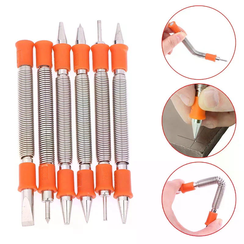 Tool Chisel Nail Punch Center Punch Pinning Punch Spring Loaded Rivet Removal Kit For Wood Spring