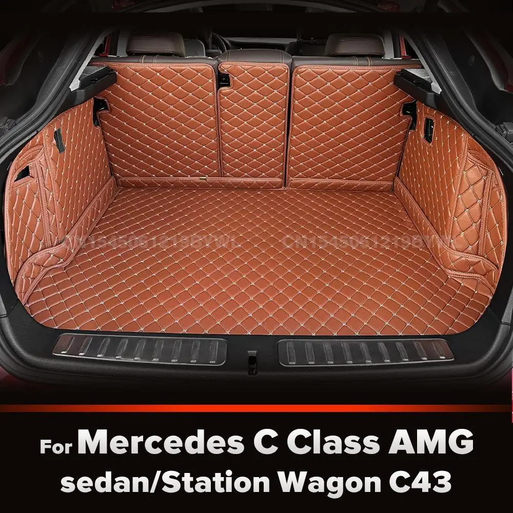 

Для Mercedes Benz C Class AMG седан C43 Station Wagon Auto полное покрытие коврик в багажник автомобиля грузовой вкладыш аксессуары для интерьера