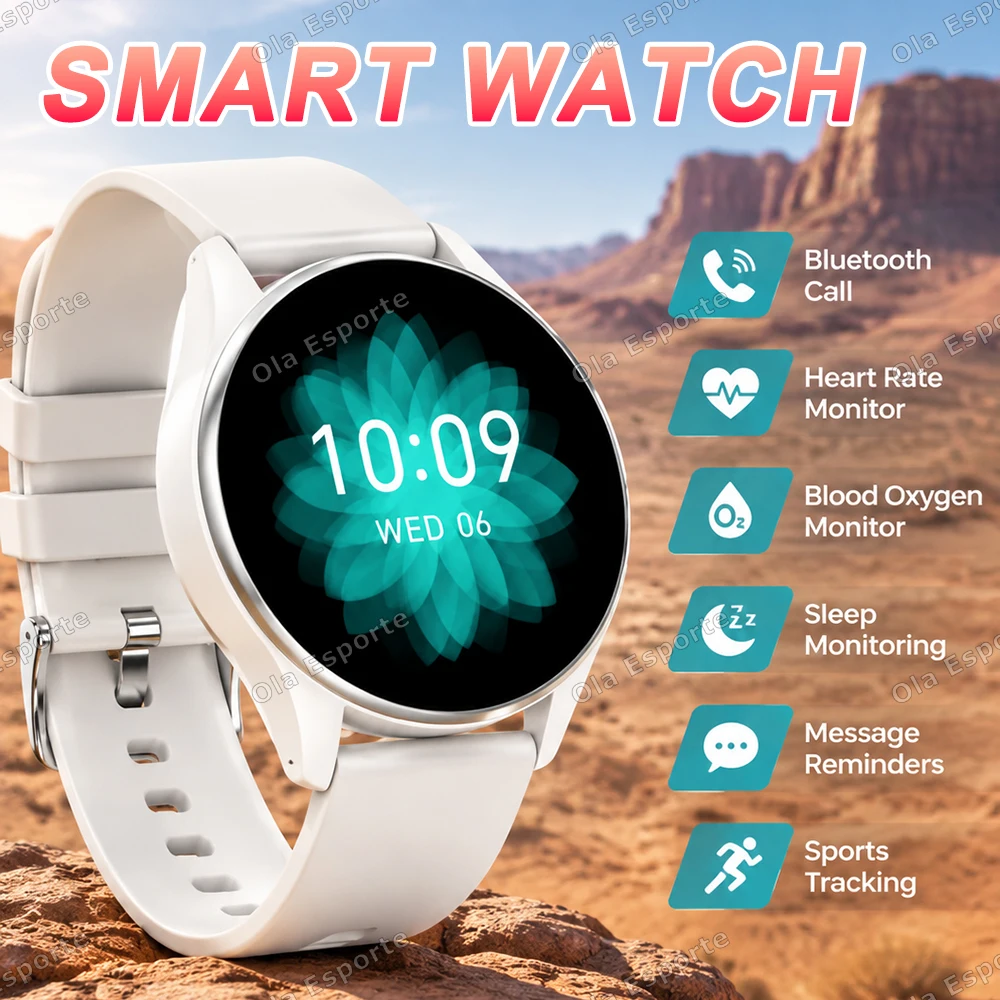 Bluetooth Call Smart Watch 6 Heart Rate Blood Oxygen Custom Dials Sport Men Woman 2026 smart watch Health Monitor Smartwatch H10