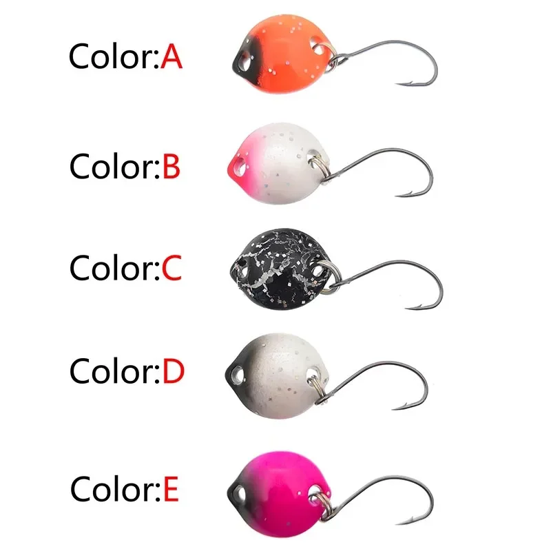 Mini Cuchara Spinnerbait OUTKIT – Cebo Duro Multicolor Señuelo Pesca - imagen 3