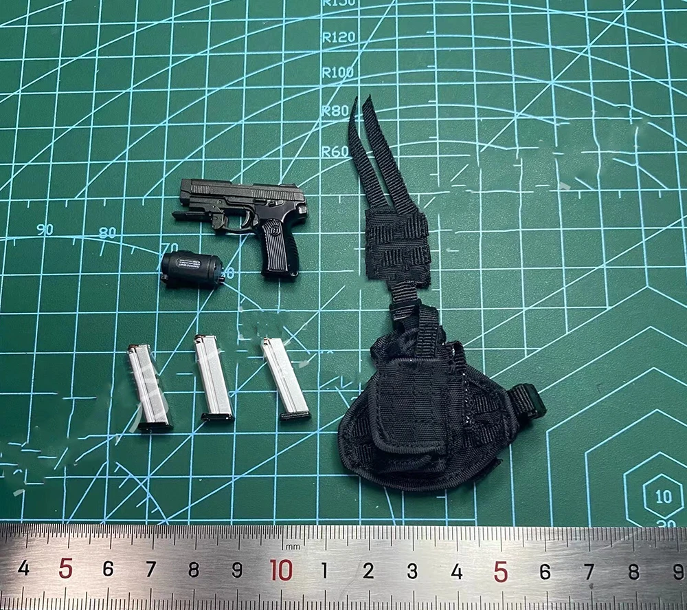 1/6 DAMTOYS DAM 78095 RUSSIAN Spetsnaz MVD SOBR PKM Gunner Soldier Toys Model The Secondary Weapon Clips with Bags Holster DIY