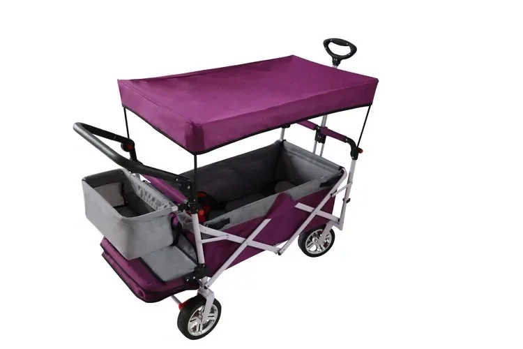 Beach Trolley Folding Camping Outdoor Wagon Camping Cart Camp Fold Wagon