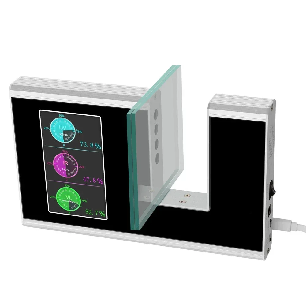 Spectrum Transmission Meter for UV IR Transmission Test Film Glass Window Tint Test