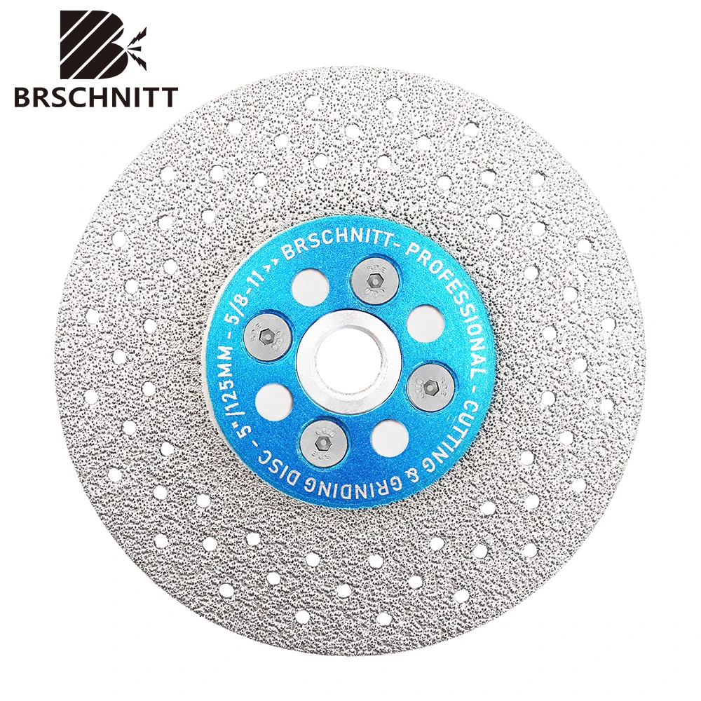 BRSCHNITT-1pc Dia 5inch Diamond Cutting Disc Grinding Wheel Saw Blade Shaping Stone Marble Granite 125mm Diamond Grinding Disc