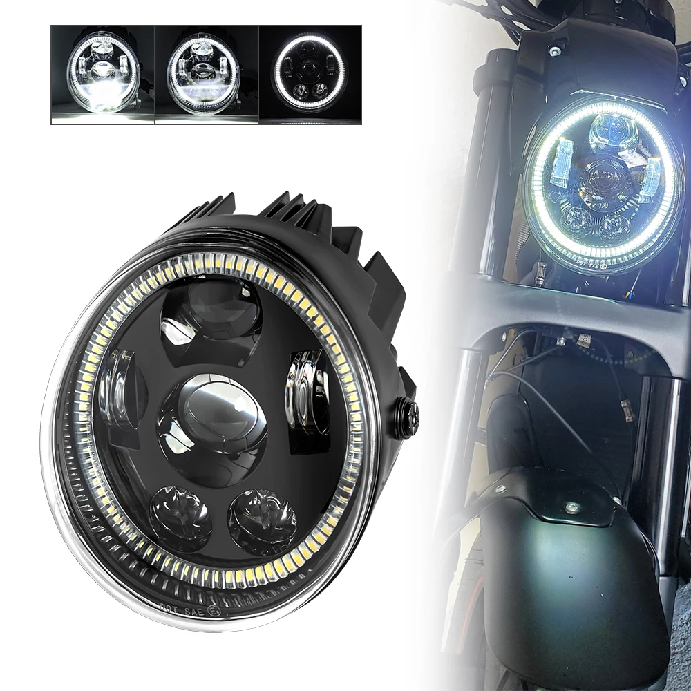 

Pop For V Rod VRSCF VRSC VRSCR 2002-2017 60W Vrod LED Front Headlight HI/Low Beam Motorcycle Headlamp