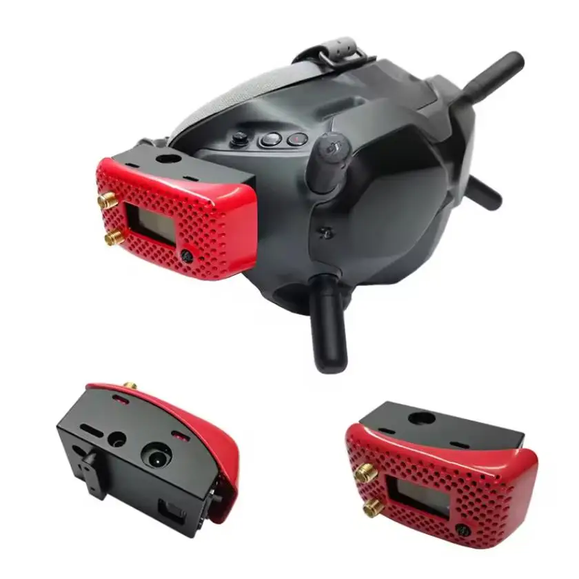 Módulo adaptador receptor analógico 5.8g rx port 3.0, simulação durável, acessórios fáceis de usar, placa pequena 5v 3a para óculos dji fpv