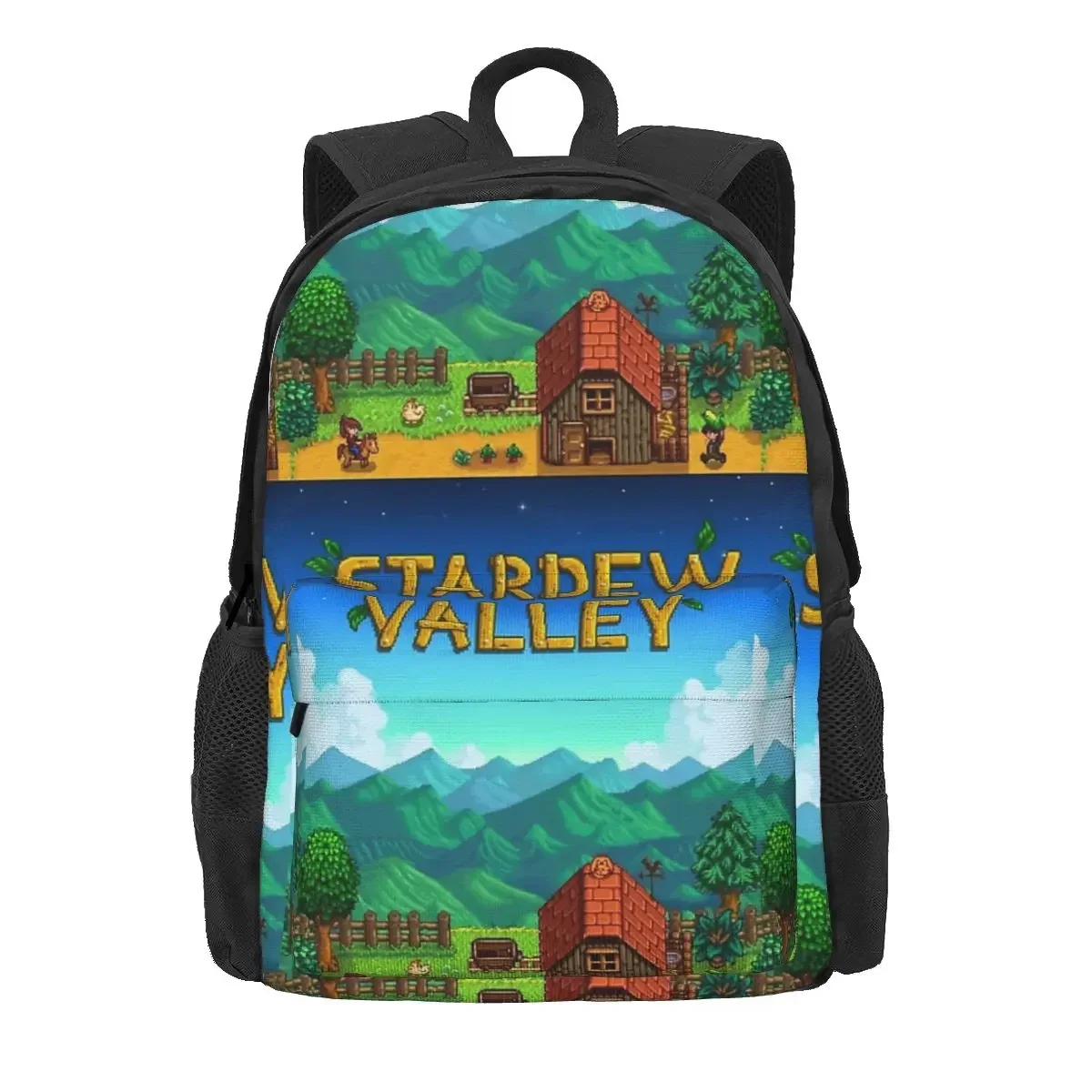 

Рюкзаки Stardew Valley для мальчиков и девочек, сумка для книг, детские школьные сумки, детский рюкзак с героями мультфильмов, рюкзак для ноутбука, сумка на плечо
