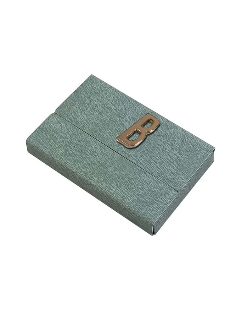 

Everyday Customized Personalized Customer Name Card & ID Holders: Sturdy PU with Versatile Functions Metal Letter Decor