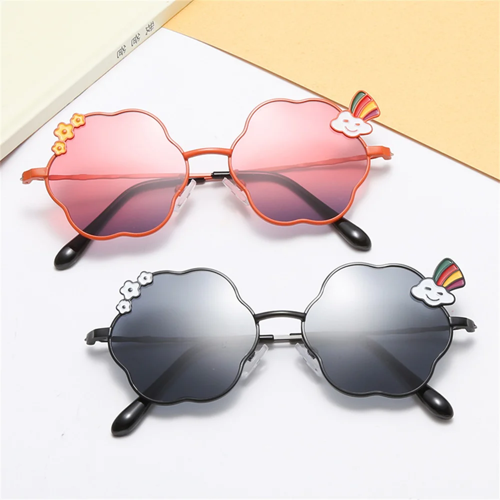 Fashion Kids Sunglasses Metal Frame Sun Glasses Girls Boys Children's Uv400 Eyeglasses Outdoor Summer Beach Car Eyewear Glasses