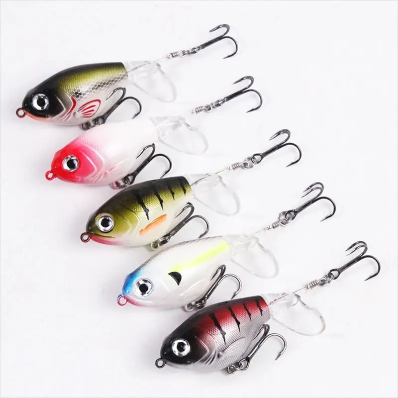 Burle Topwater 14g Pencil Popper Surface Insect Bait Tractor Floating Wave Climbing Freshwater Moving Wings Bass Pencil Fishing