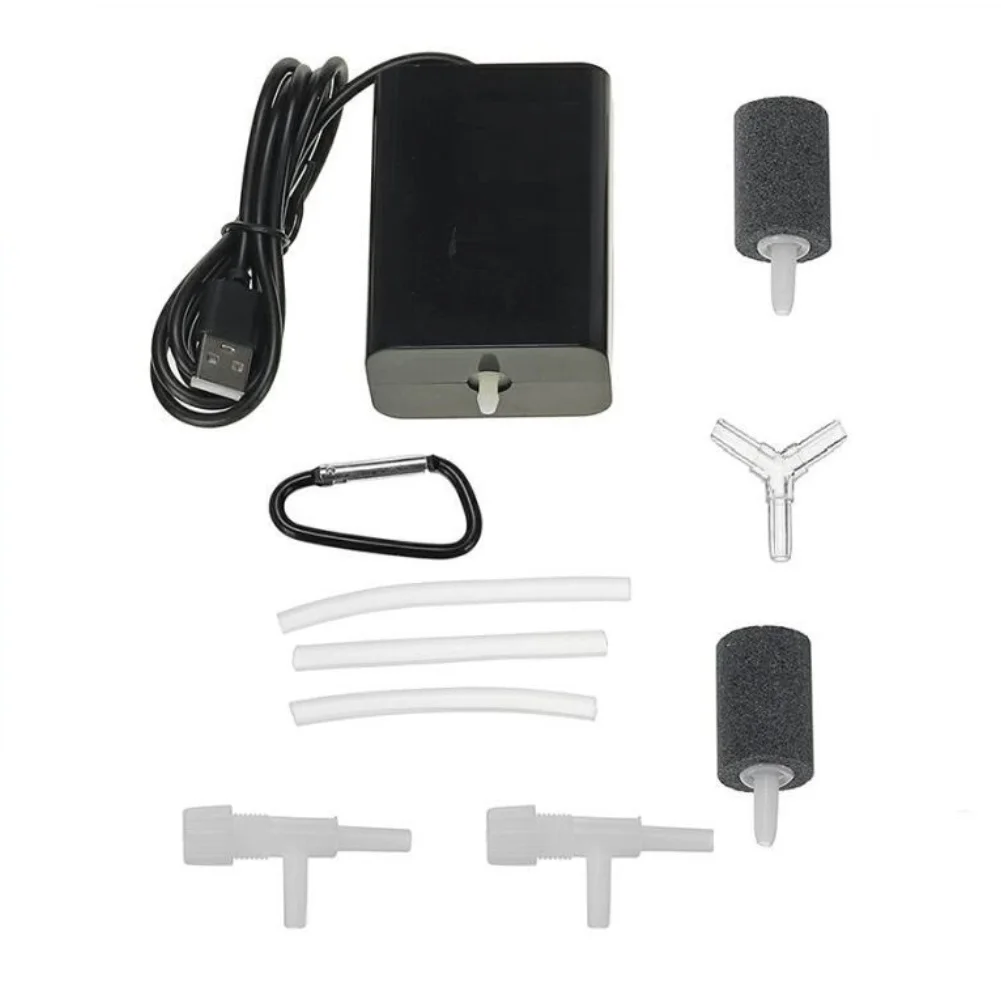 

Солнечный кислородный насос 5 Вт, 5 В, кислородный насос с USB-выходом, портативный дизайн для аквариумов, подачи кислорода и наружного использования