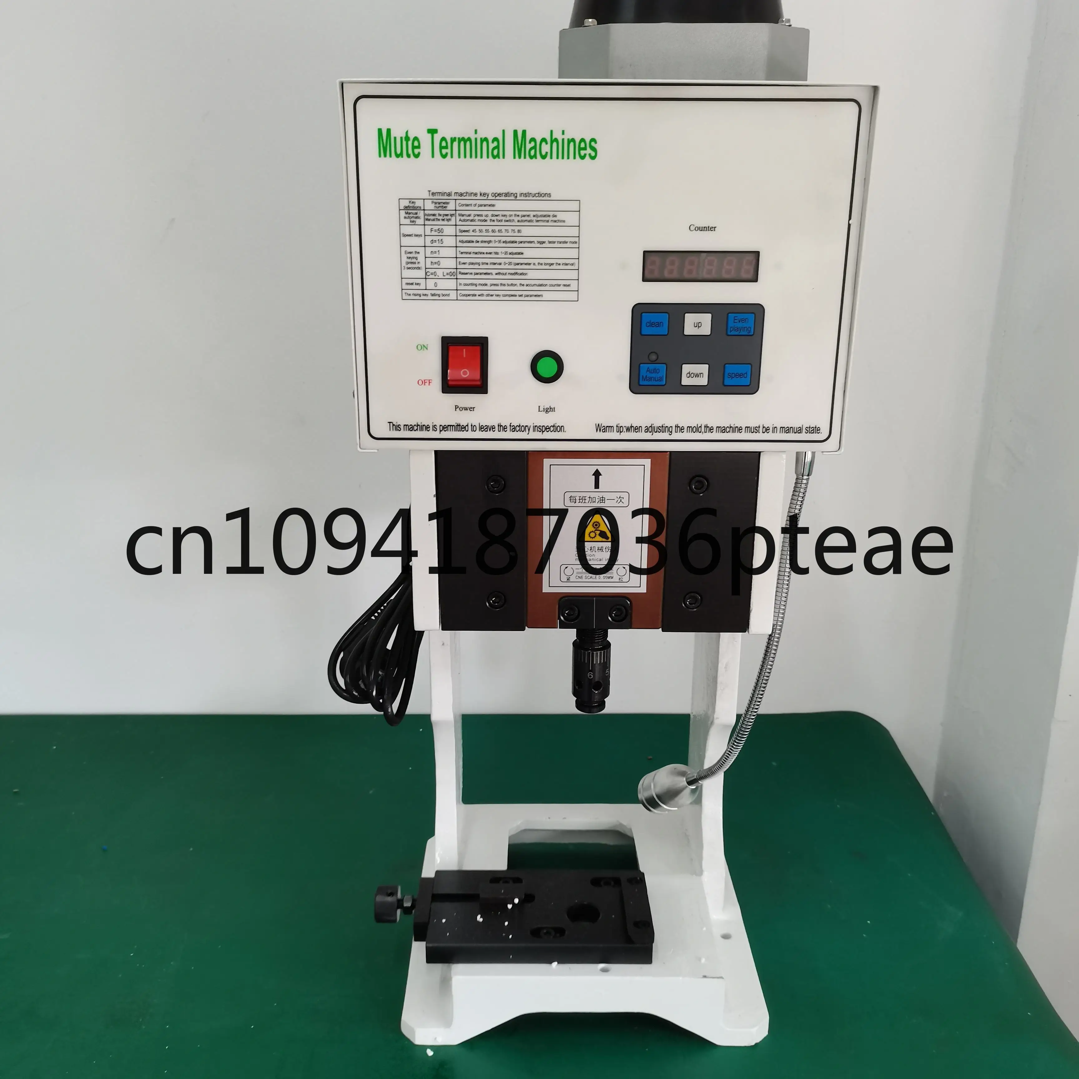 

New Design Double Head Crimping Machine Semi-automatic Cable Wire Terminal Crimping Machine