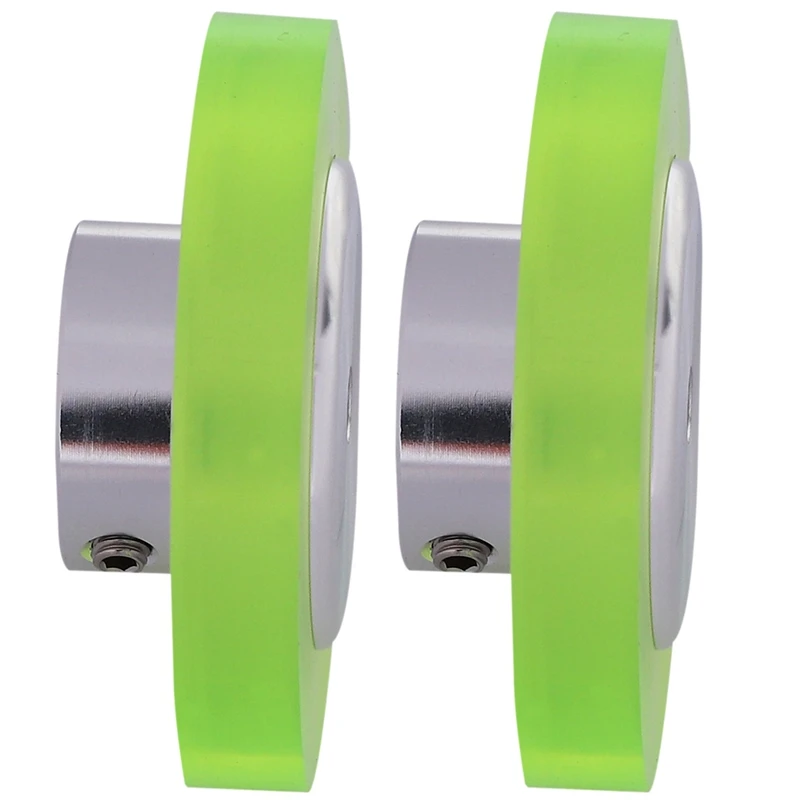 

2025 Hot Style 2X 200Mm Aluminum Polyurethane Industrial Encoder Wheel Measuring Wheel For Measuring Rotary Encoder