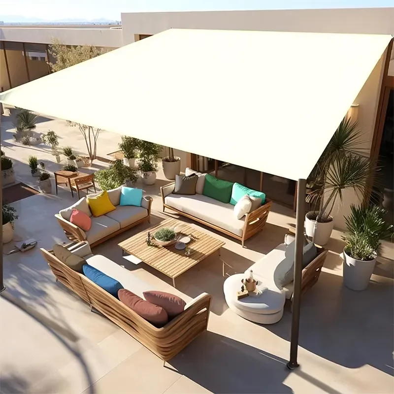 Garden Shade Cover Durable High Density Polyethylene Sun Shading HDPE 3.6x4.8m Long Service Sun Shade Sails