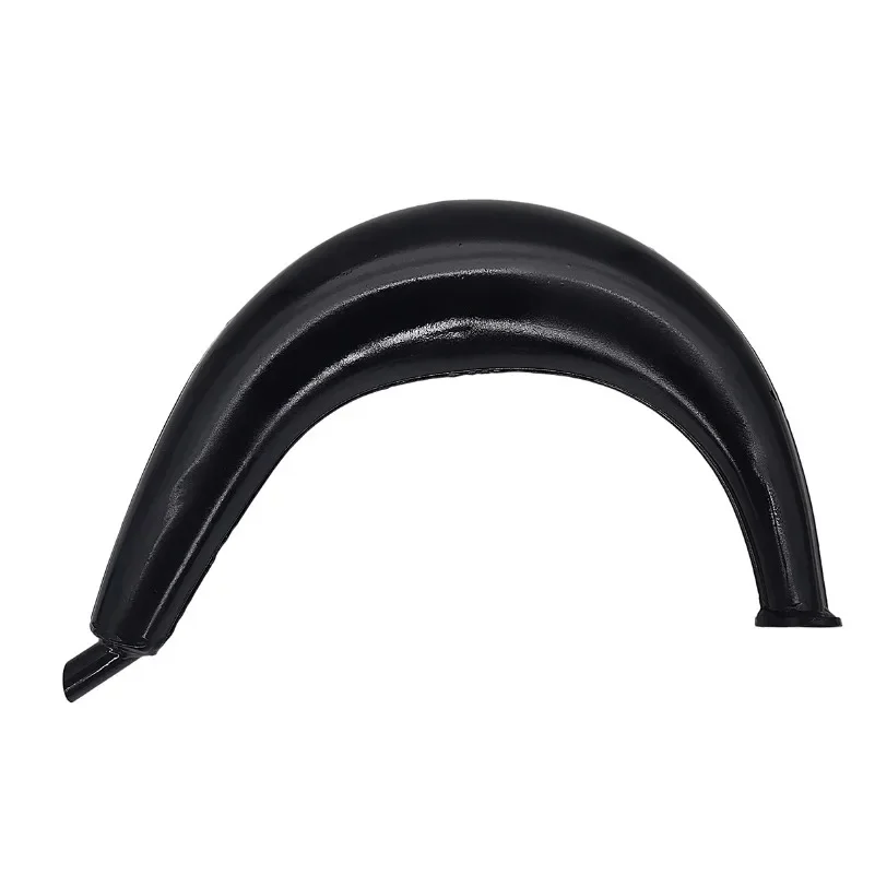 Half Moon Banana Exhaust Muffler Pipe Steel Alloy for 2 Stroke 49cc 60cc 66cc 80cc Engines Motorized Bicycle