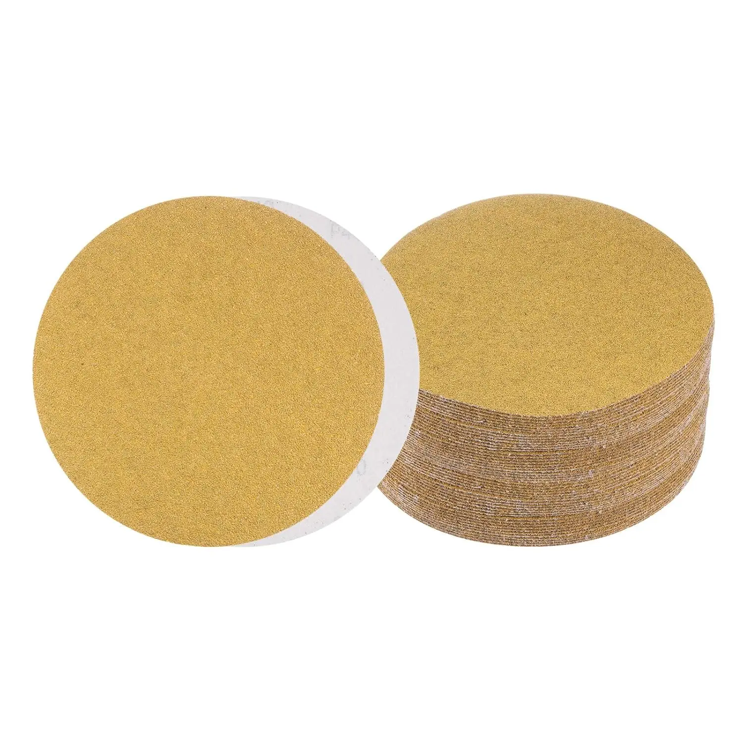 

8-дюймовые шлифовальные диски зернистостью 40, 50 шт., с креплением на липучке, для полировки автомобилей, дерева и металла
