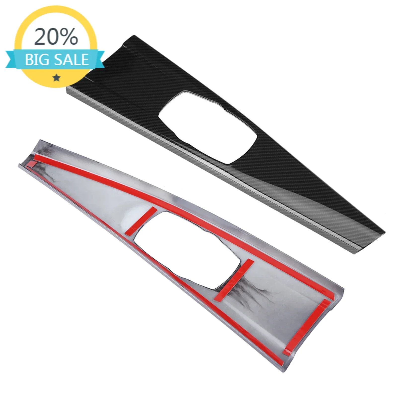 

Carbon Fiber ABS Interior Multimedia Panel Cover Trim Lefthand Driving For BMW 3 Series F30 F34 4 Series F33 F36