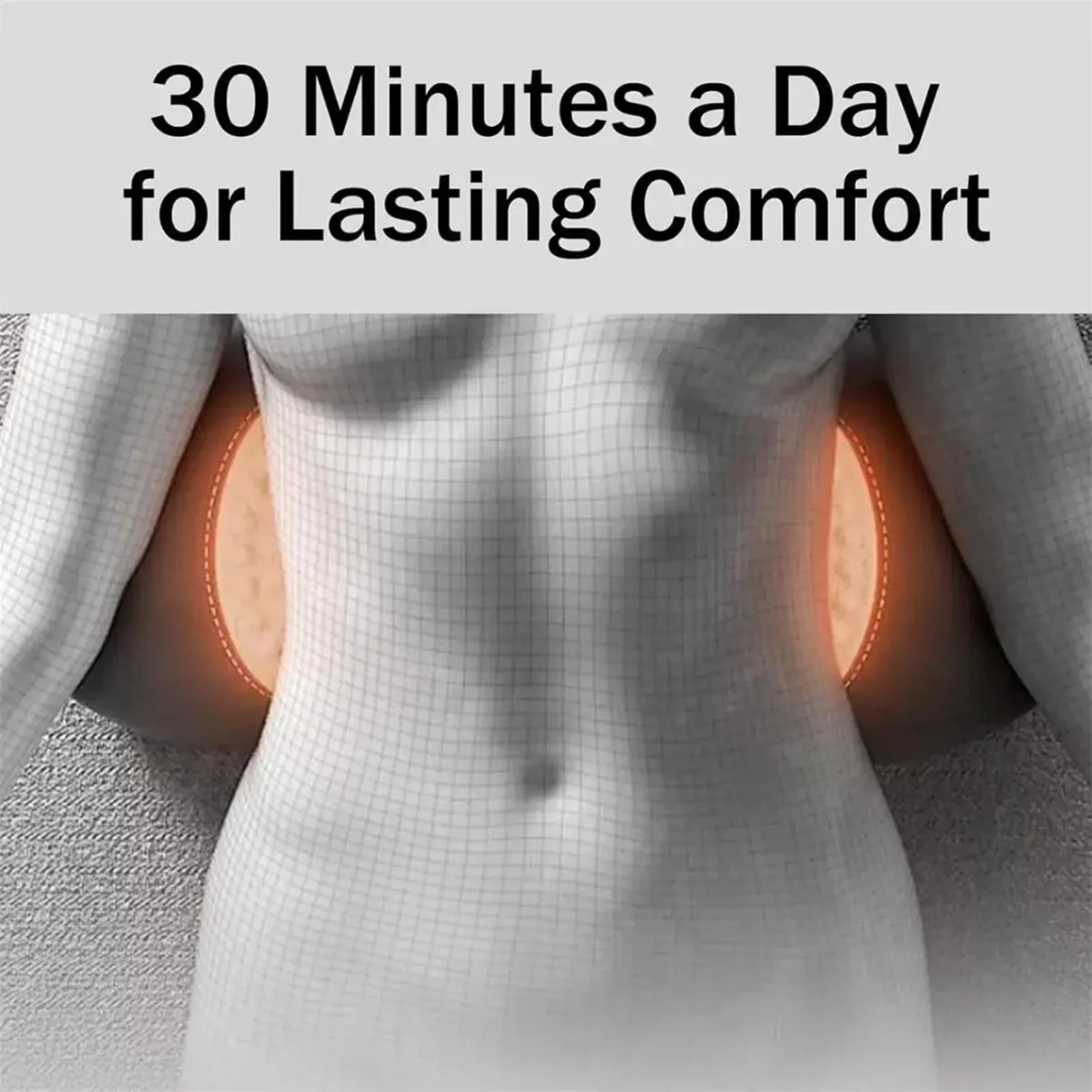 3 in 1 Electric Lumbar Support Pillow with Adjustable Height Back Massager Bed Sleeping Waist Protection Pad Electric Massage