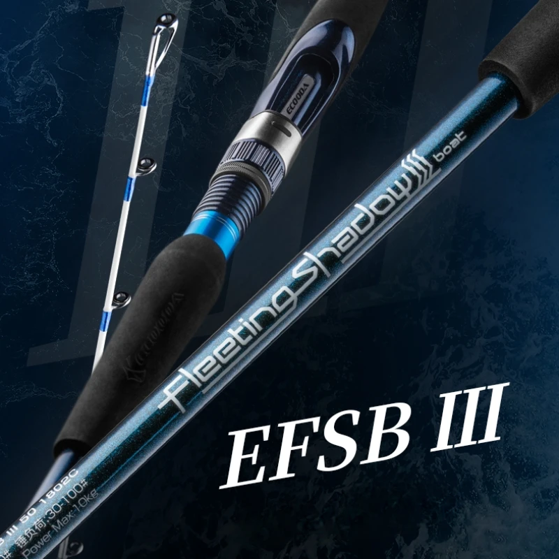 

ECOODA-Lure Fishing Rod, Sea Fishing Rod, Boat Fishing Rod, Superhard Casting Spinning, Luminous Tip, High-Strength Grip