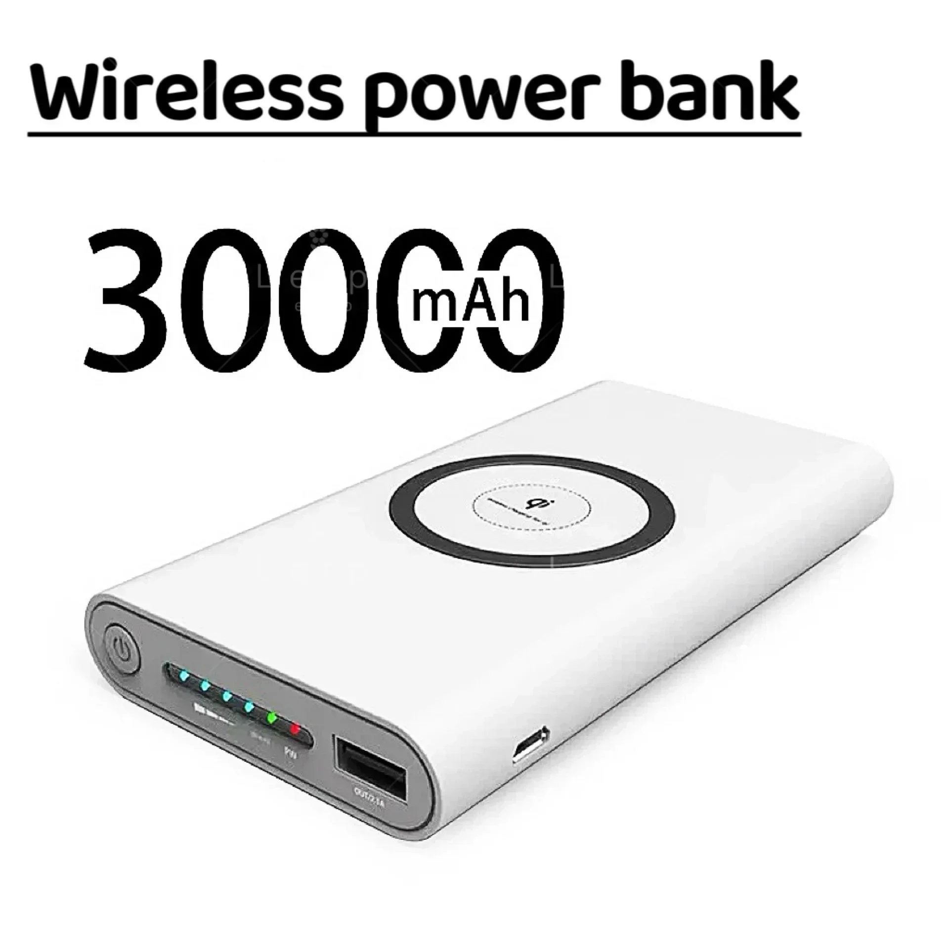 Wireless portable mobile power supply, 2 external battery chargers, Android, 200000mAh, new product, 2024