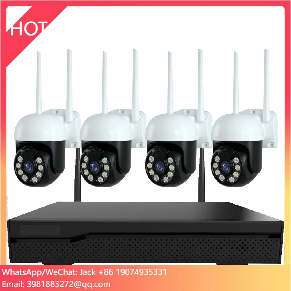 

WESECUU Best 8 Channel Wifi Surveillance Cameras Security Monitoring Wireless CCTV Wireless Nvr Camera System ODM OEM Factory