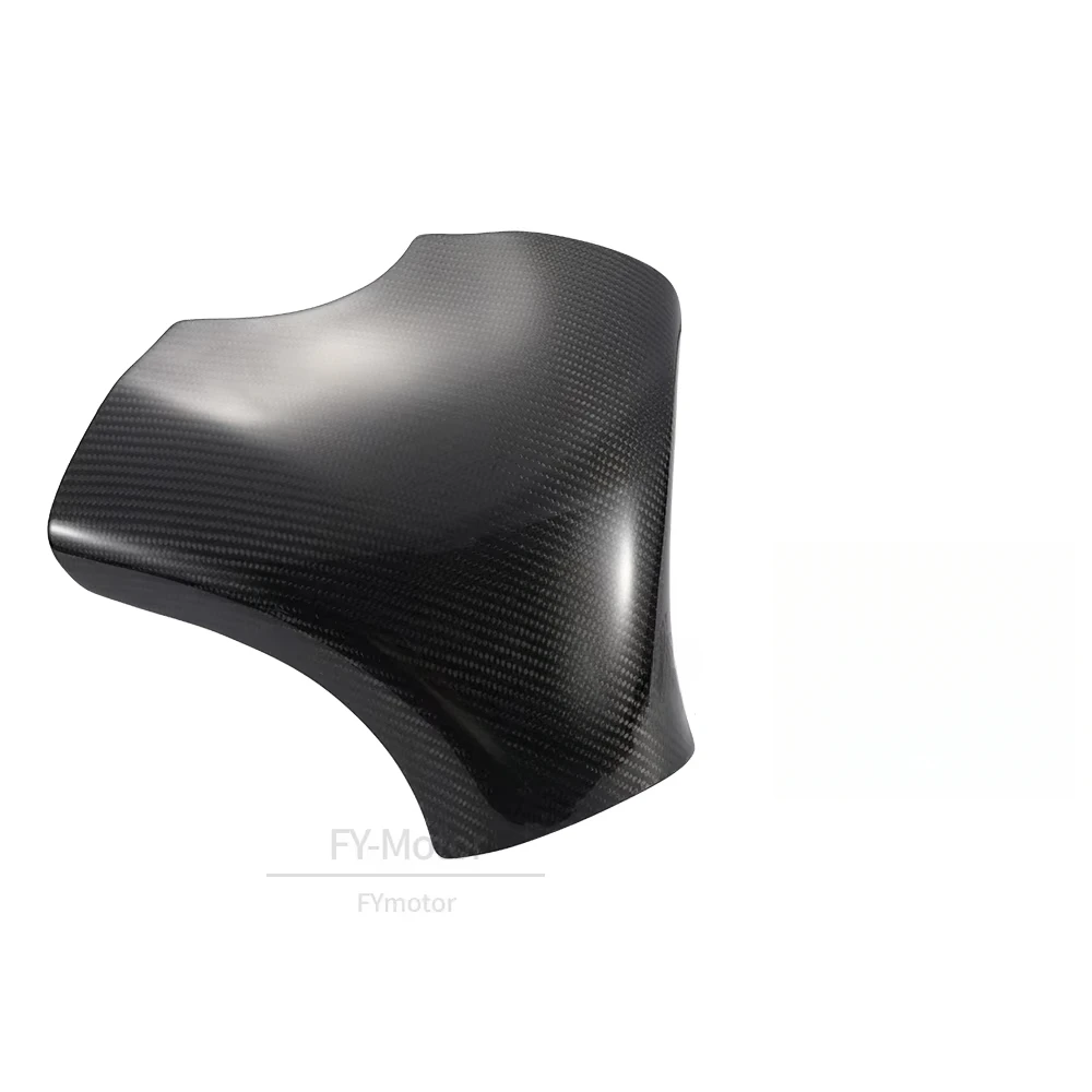 

Motorcycle Real Carbon Fiber Fuel Gas Tank Cover Protector Fit For Kawasaki Ninja ZX-6R ZX6R ZX 6R 2007 2008
