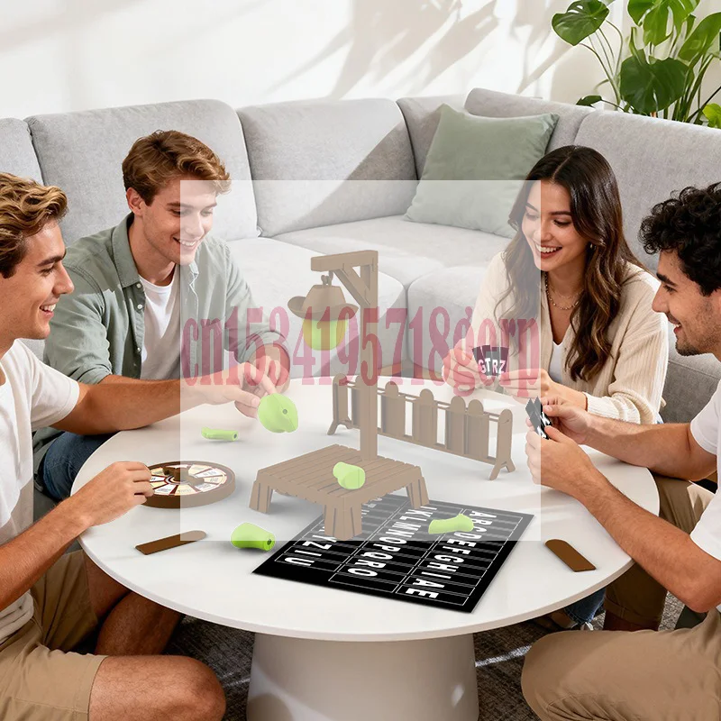 {DODOA} Magnetic Hangman Mystery Guessing Word Game Glow In The Dark Guessing Word Before Interaction Hank Falls Board Games