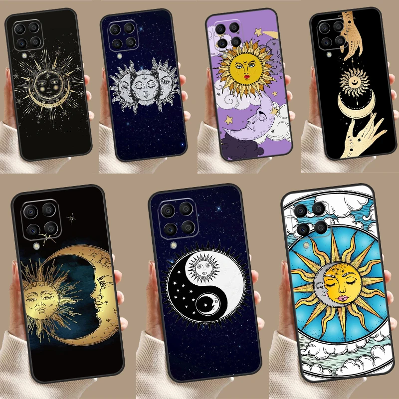 SUN AND MOON Mystic Zodiac For Samsung Galaxy M31s M13 M33 M53 M52 M32 M12 M14 M34 M54 M11 M21 M51 M20 M15 M55 Case