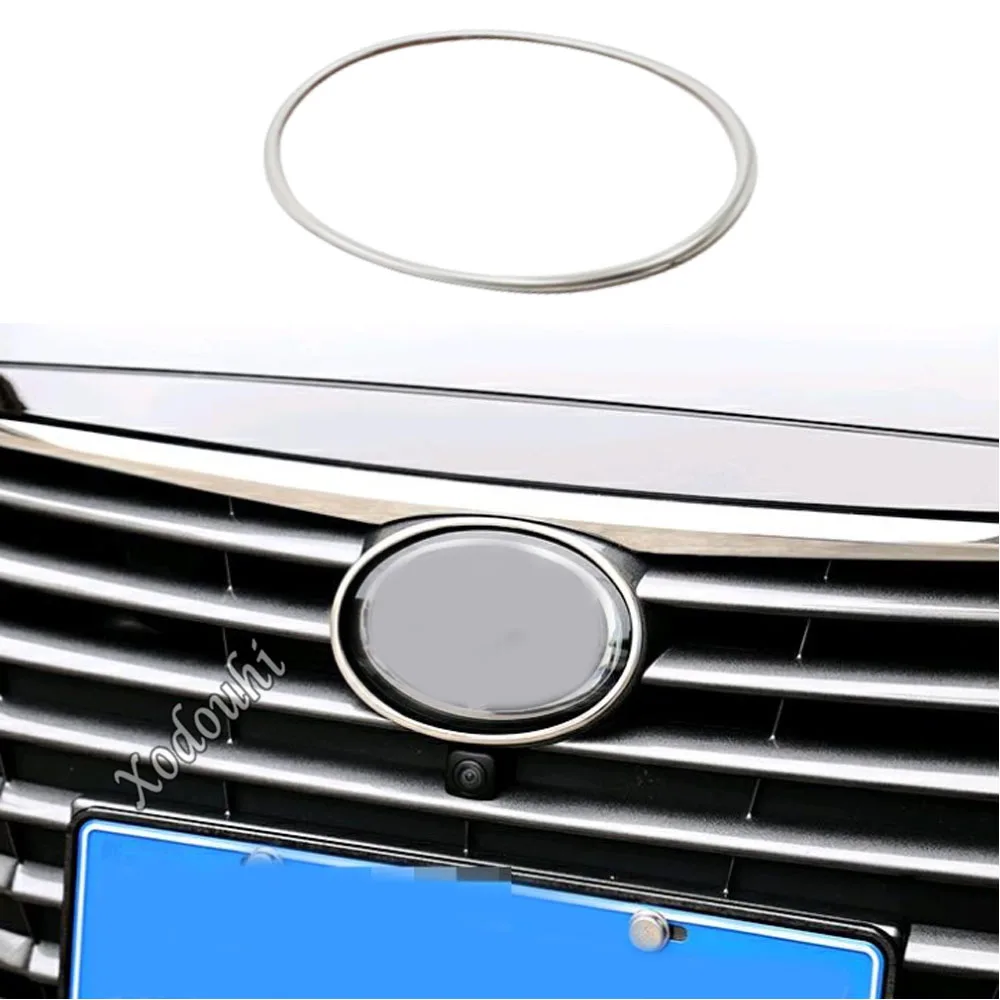 

Car Body Sticker Trim For Toyota Avalon XX50 2018 2019 2020 2021 Front Logo Decorative Mark Grid Grill Grille Around Frame Parts
