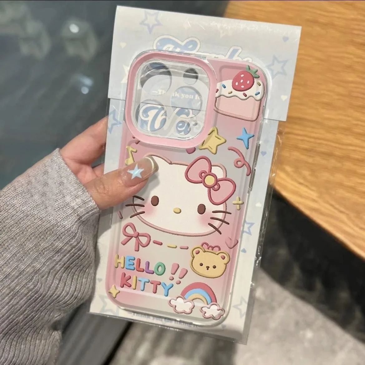 Pink Sanrios Hellos-Kittys Phone Case For Oppo Realme C63 C53 10 9 C30 Reno12 Reno11 Reno10 Reno8 Reno7 Reno6 5G Clear TPU Cover