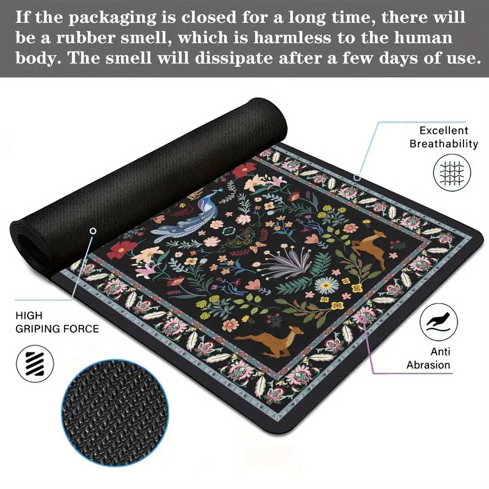 لوحة ماوس كبيرة على الطراز الفارسي الرائعة، حصيرة مكتبية، لوحة ألعاب غير قابلة للانزلاق، سجادة ماوس متينة، سجادة مكتب، سجادة مكتب