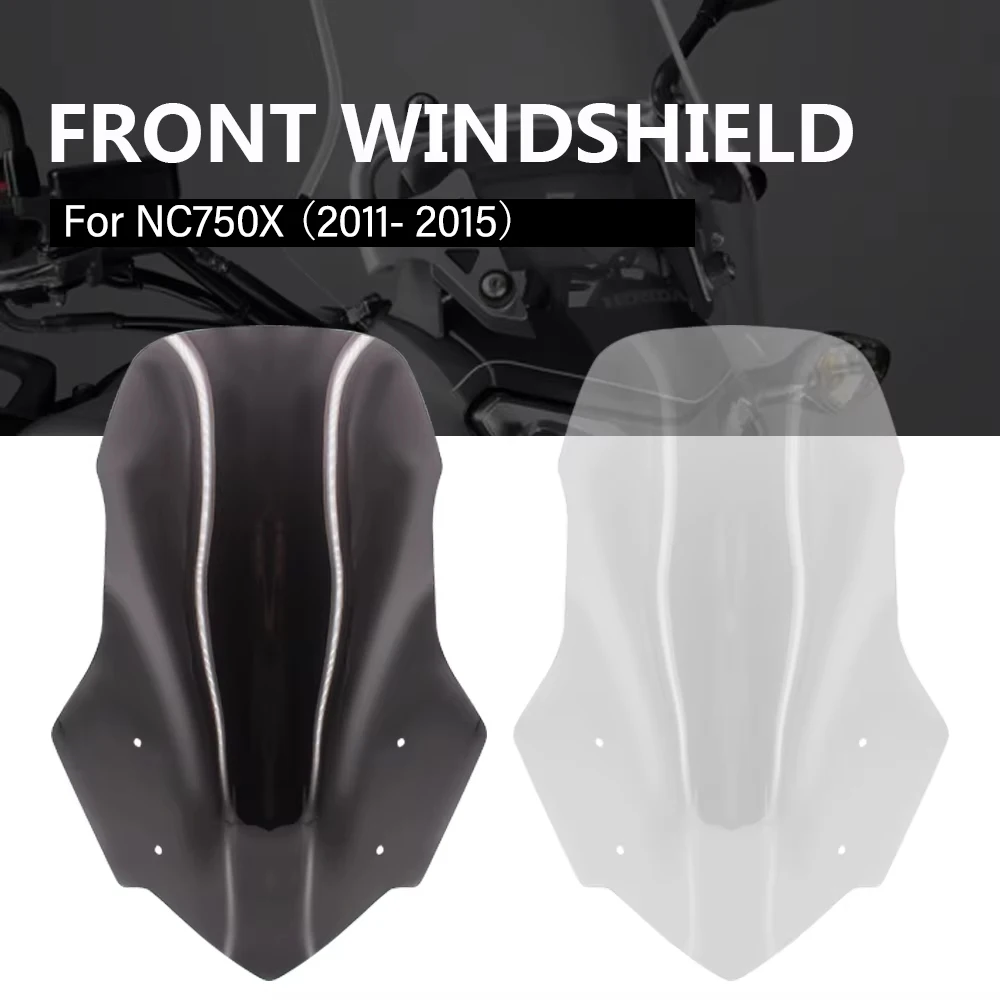 Motorcycle Windshield Windscreen Wind Shield Deflectore Screen For Honda NC750X NC 750 X 750x (2011-2025) Accessories