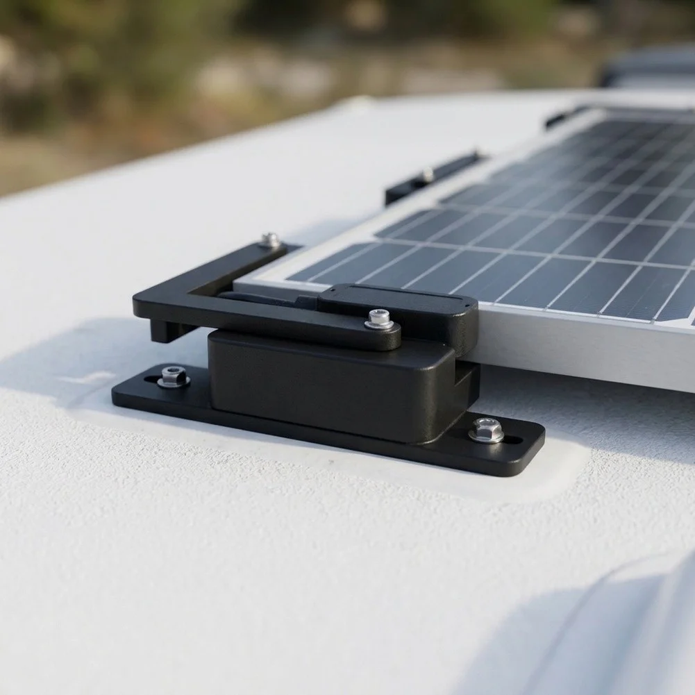 6pcs Mounting Solution for Flexible Solar Panels Designed for Yacht Cockpit Areas and RV Roof Storage Compartments