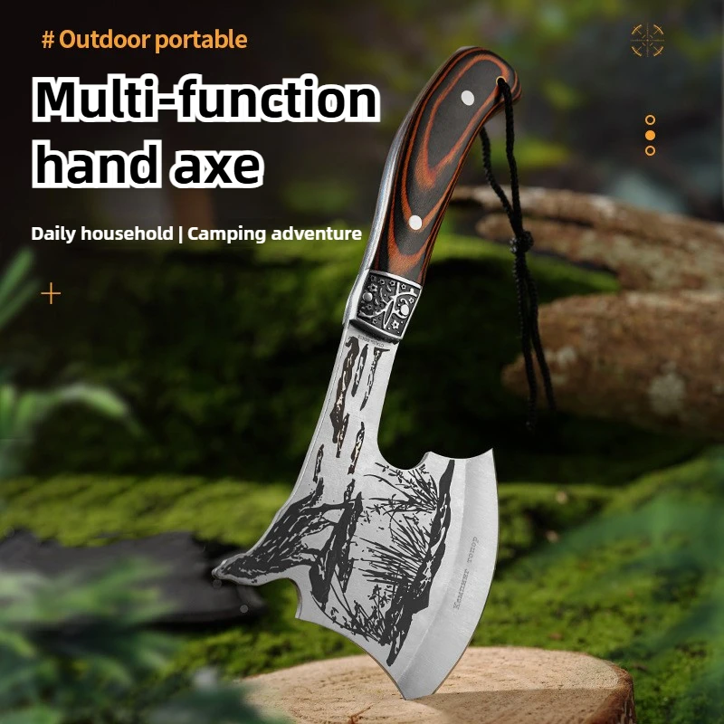 

Outdoor Axe Multifunctional Hatchet Portable Hand Axe Camping Supplies Axes for Lumberjack Tactical Survival Ax Self Defense