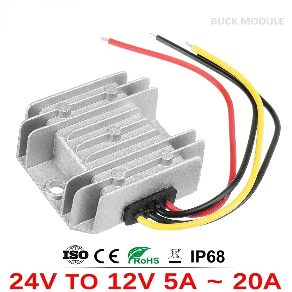 72V 60V 48V 36V 24V a 12V 20A 15A 10A 5A trasformatore regolatore di tensione Step-Down convertitore DC DC 18-90V alimentatore per auto ce