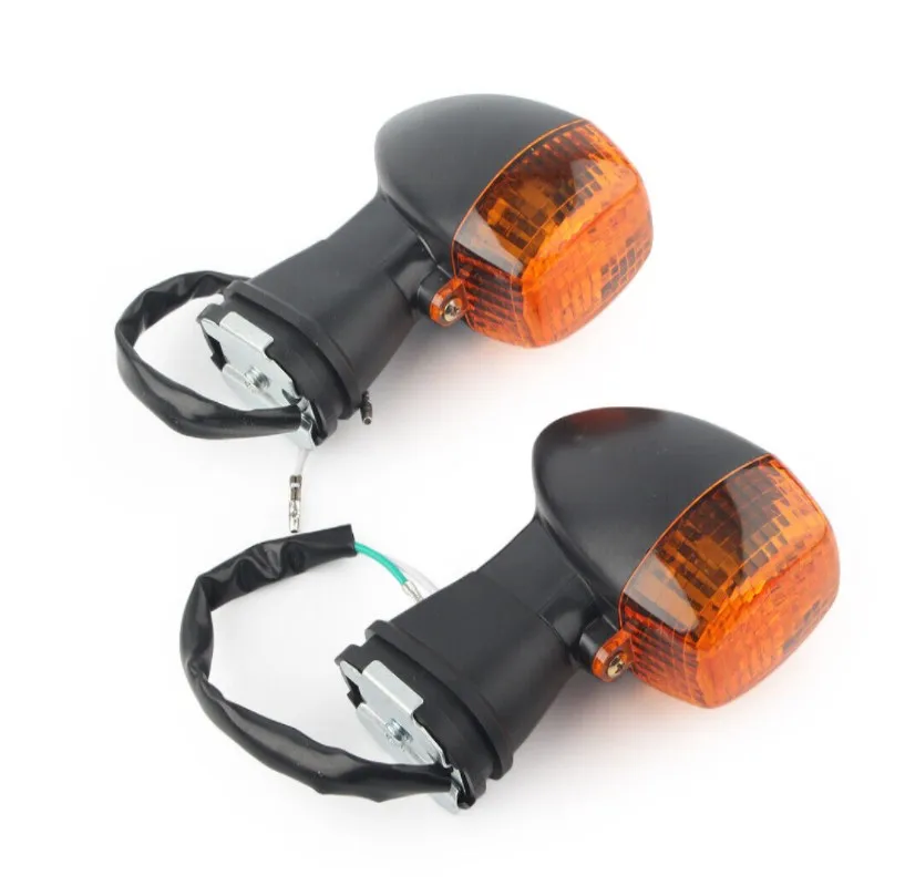 Front Turn Signal Light For KAWASAKI ZX6R ZX7R ZX 9R 12R NINJA 250R KLE 500 ZR7S GPZ ZXR Motorcycle Indicator Amber Lamps