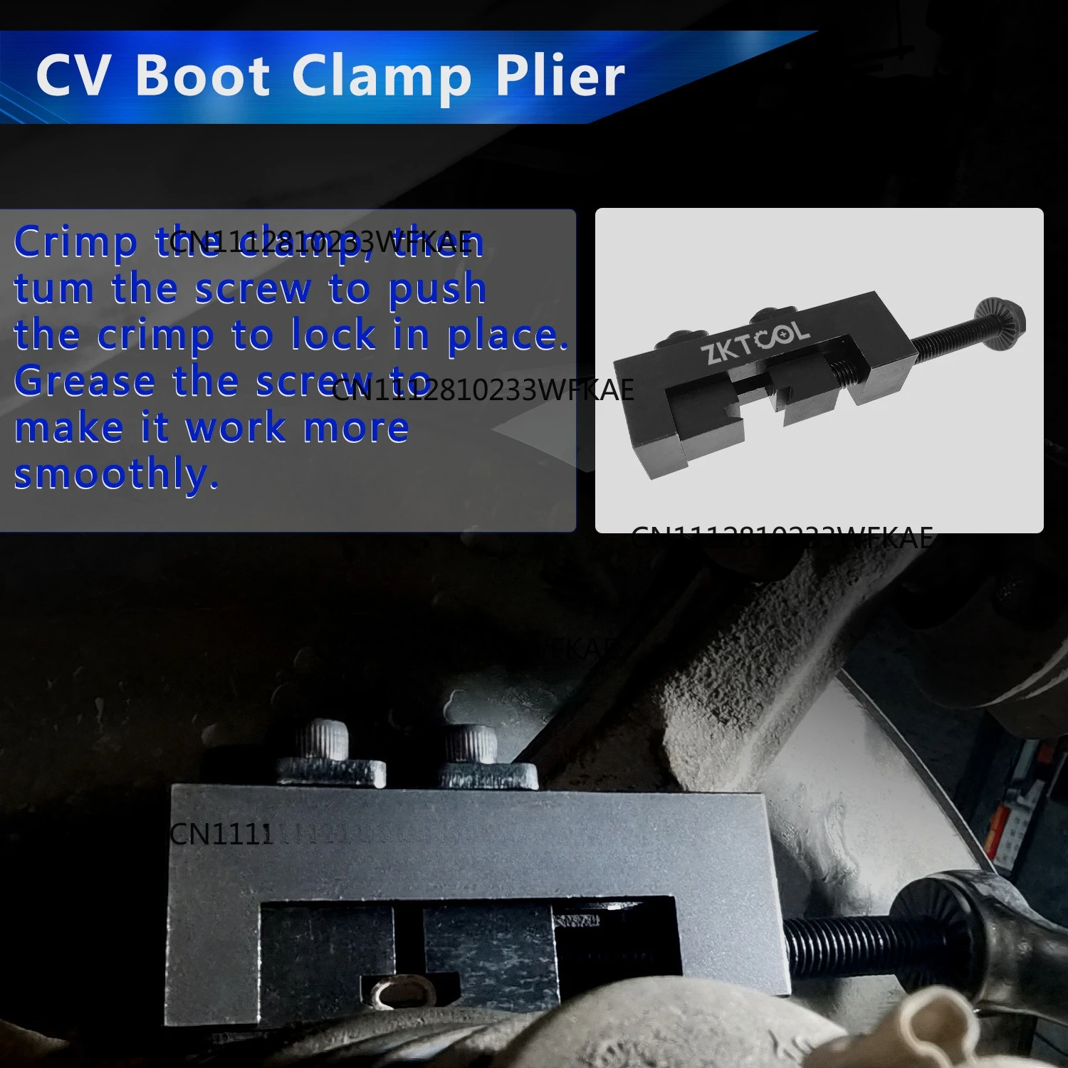 CV shaft dust cover fixture tool Suitable for Toyota/Lexus, etc., hose fixture tool dust cover fixture tool accessories