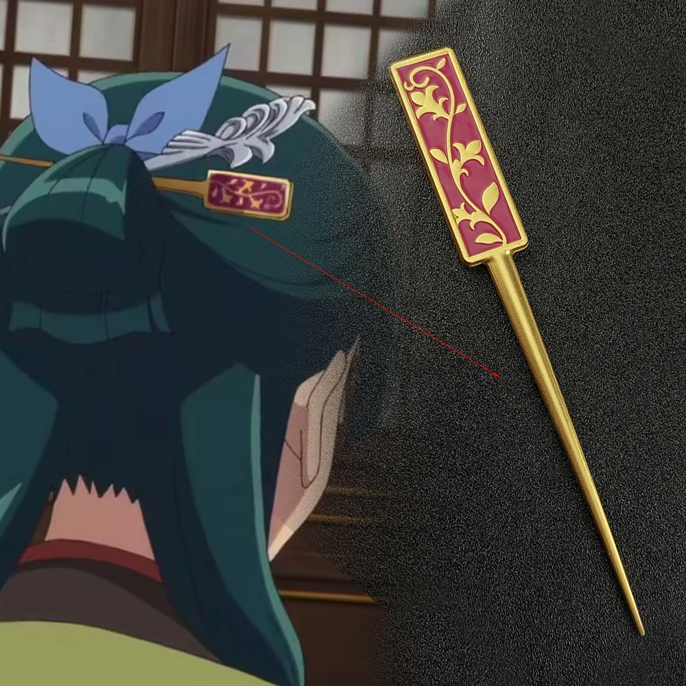 Horquillas de Anime The Apothecary Diaries Maomao, accesorios para el cabello para Cosplay, accesorios para la cabeza, regalos de juego de rol de Halloween para mujeres y niñas