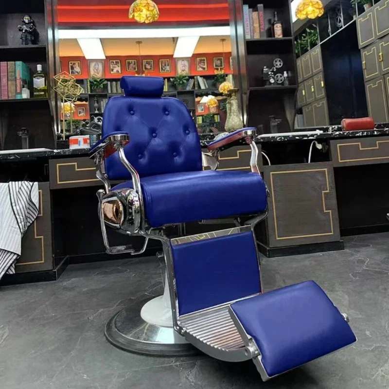 كراسي الحلاق المهنية كراسي تصفيف الشعر صالون ماكياج فاخر كرسي تدليك مضخة التجميل الهيدروليكية Cadeira صالون الحاجب