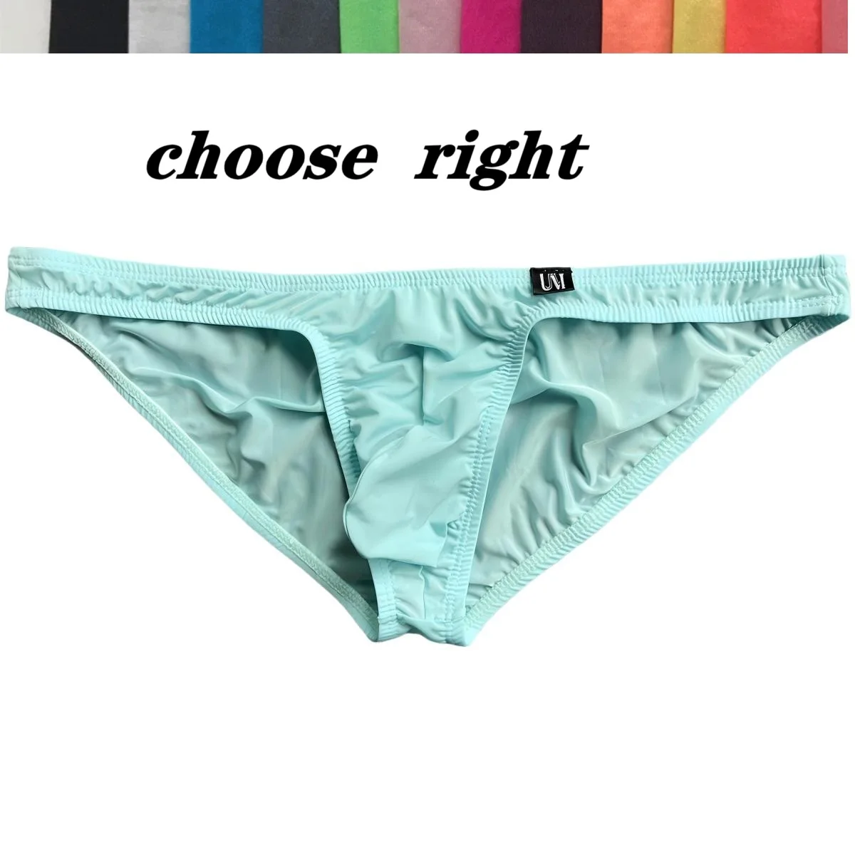 Men's Low-Rise Sexy Briefs: Contoured Penis Pouch, Silky-Smooth Material, Tight Solid Color Design for a Sleek, Alluring Look - Image 6