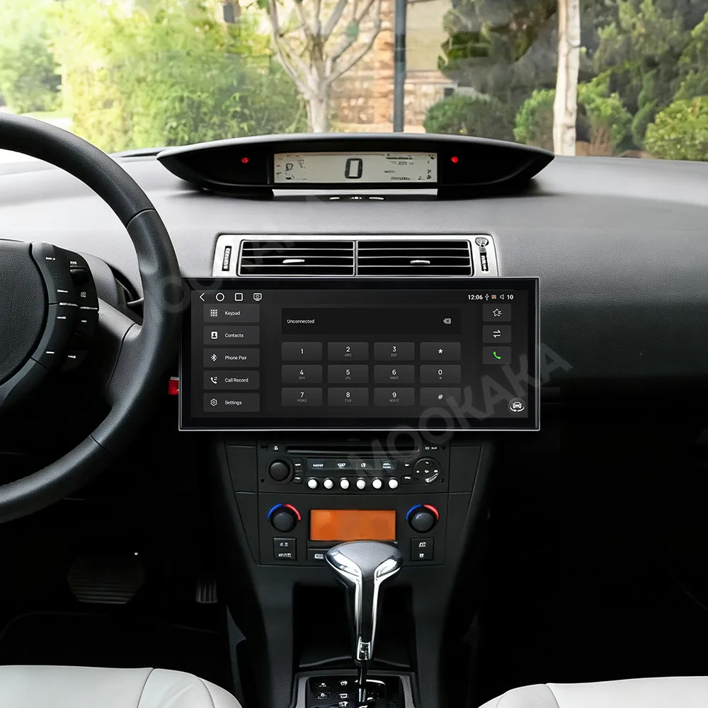 15.8 inch Android 15 Radio For Citroen C4 2004~2009 Qualcomm Carplay Multimedia Player Navigation Car Stereo Receiver Head Unit