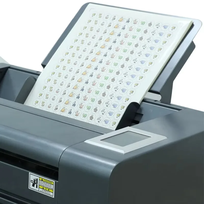 Servomotor Automatische contour Automatische papiertoevoer Sticker Label Stansmachine Vinylsnijmachine