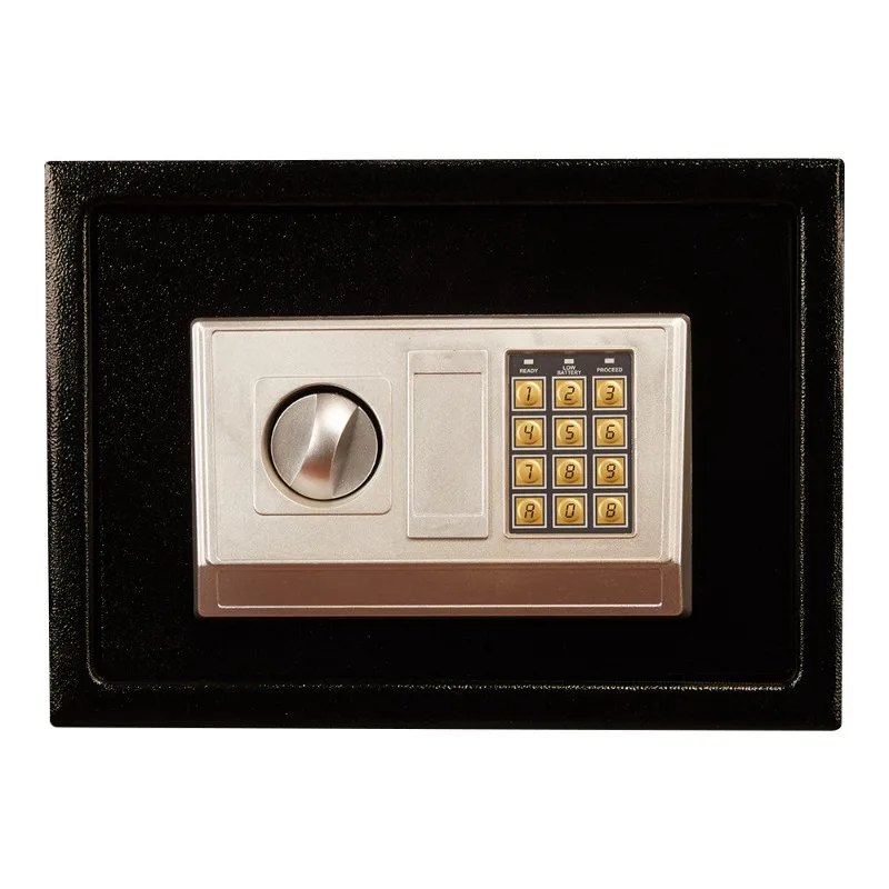 

Цельнометаллический электронный сейф с паролем, домашнее хранение небольших ценностей, противоугонный сейф